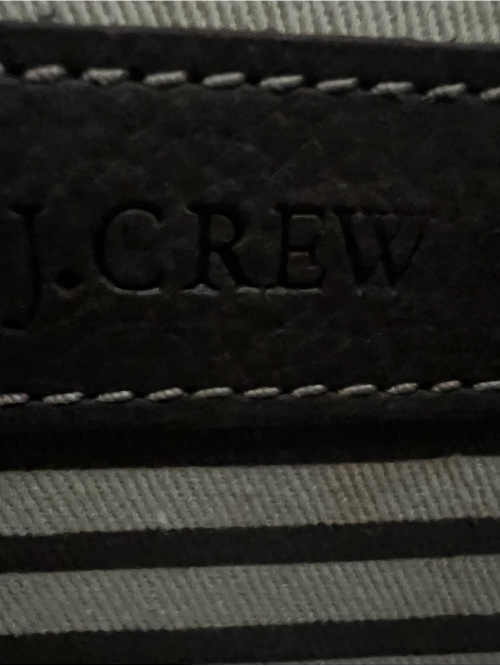 J. Crew Woven Straw Tote with Dark Brown Handles - Picture 6 of 7